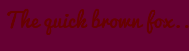 Image with Font Color 660000 and Background Color 660033